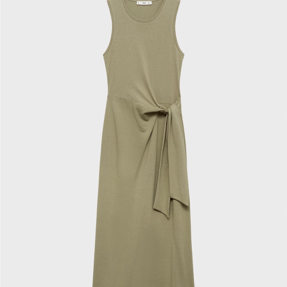 Mango Dress with Knot Detail - Picture 3 of 9